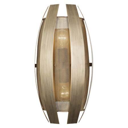 Varaluz Sawyers Bar 2-Lt Wall Sconce - Havana Gold 287W02HG